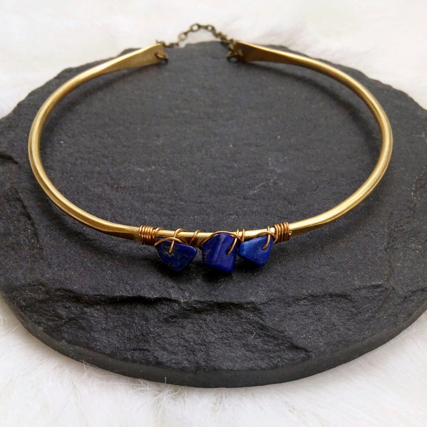 Eternity Bangle - Lapis Lazuli