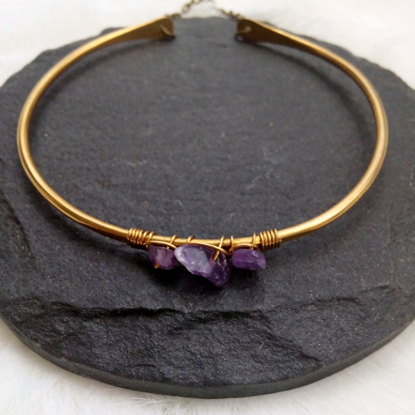 Eternity Bangle - Amethyst