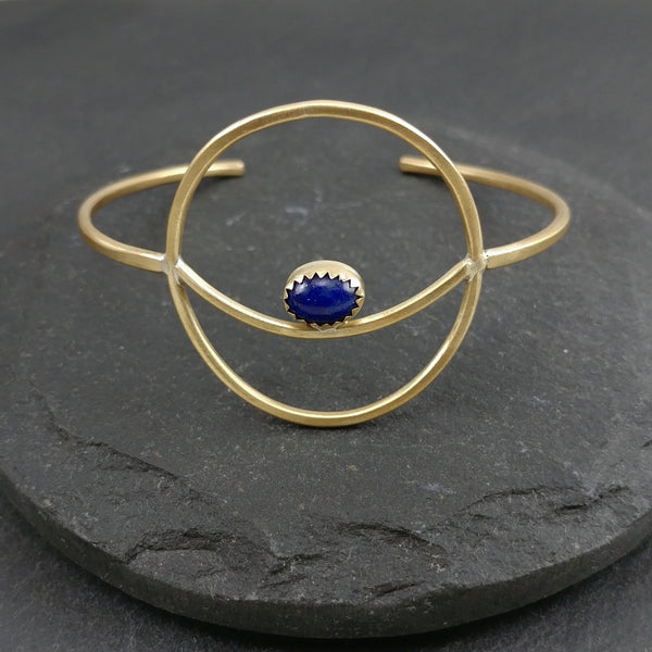 NEW Lunar Cuff - Lapis Lazuli