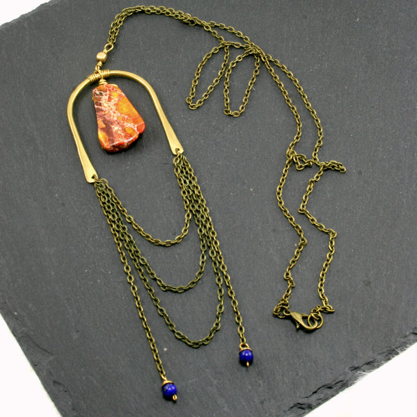 Abundance Necklace - Orange