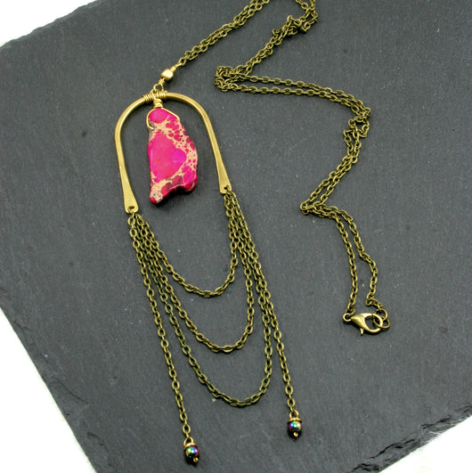 Abundance Necklace - Pink