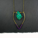 Large Lapis Lazuli Emblem Necklace - Jade