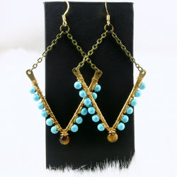 Tara Earrings - Turquoise