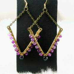 Tara Earrings - Amethyst