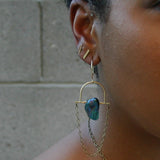 Intuition Earrings - Fuchsia