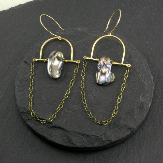 Intuition Earrings - Grey