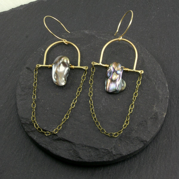 Intuition Earrings - Grey