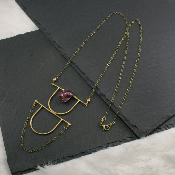 Intuition Necklace - Fuchsia