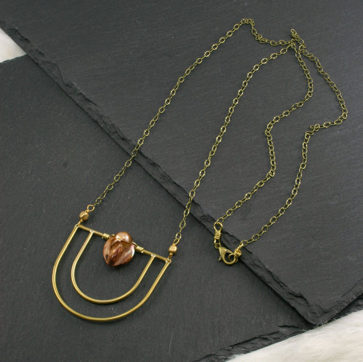 Serenity Necklace - Brown