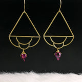 Siren Earrings - Fuchsia