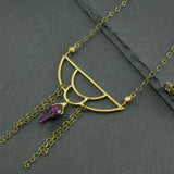 Siren Necklace - Fuchsia