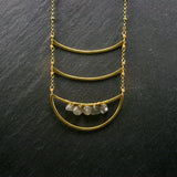 Crescent Stellar Necklace