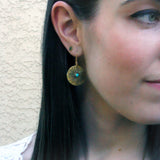 Sunburst Medallion Earrings