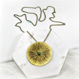 Sunburst Medallion Necklace