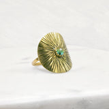 Sunburst Medallion Ring