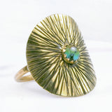 Sunburst Medallion Ring