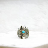 Sunburst Medallion Ring