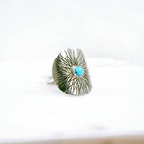 Sunburst Medallion Ring