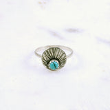 Sunburst Mini Ring - Circle