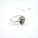 Sunburst Mini Ring - Circle