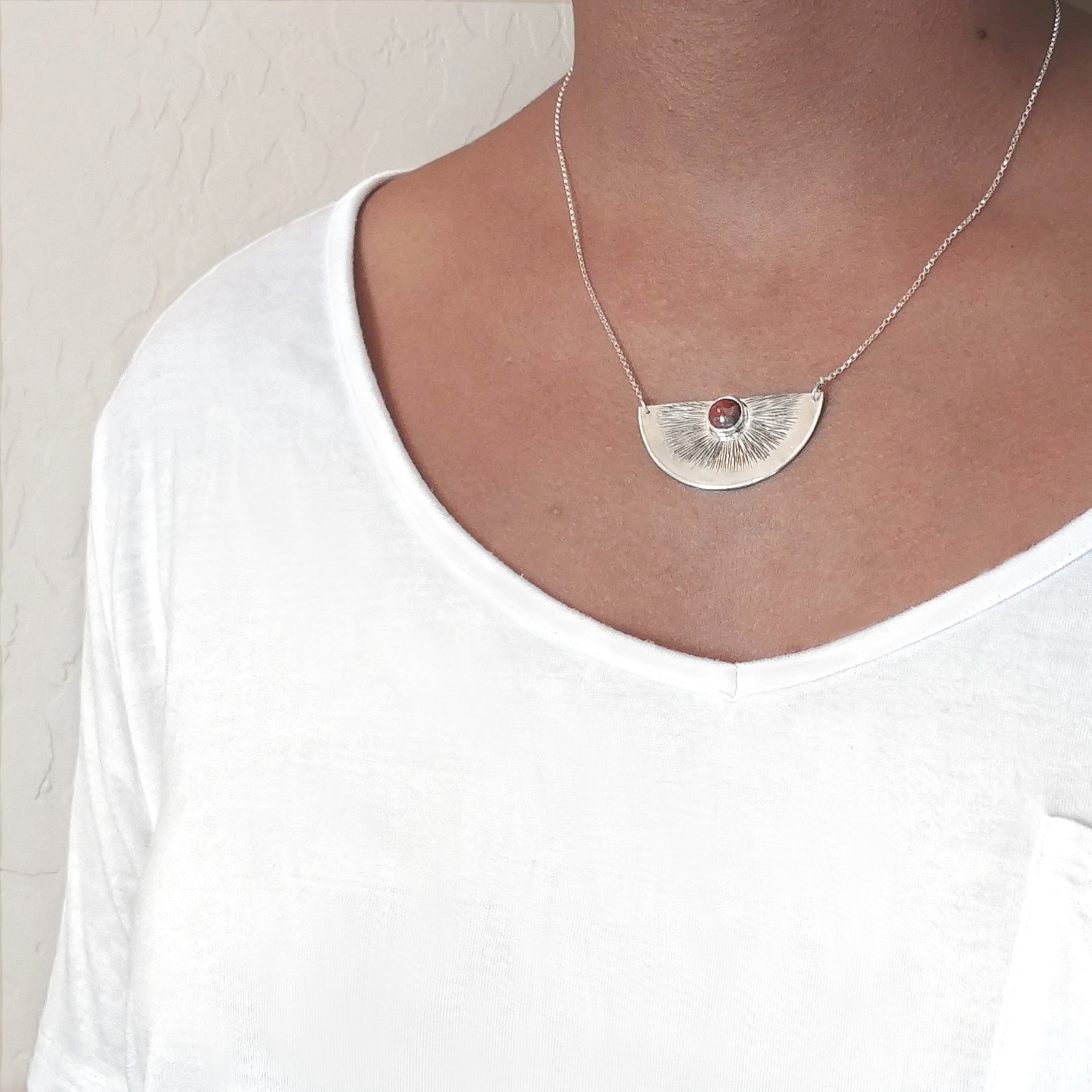 Sunrise Gemstone Necklace