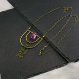 Transformation Necklace - Fuchsia