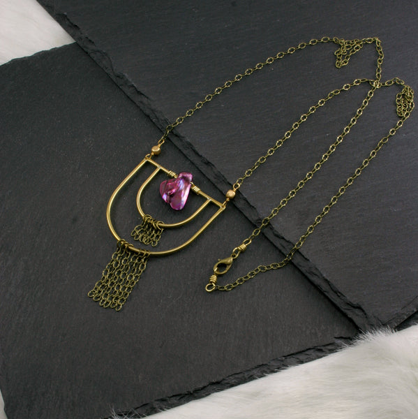 Transformation Necklace - Fuchsia